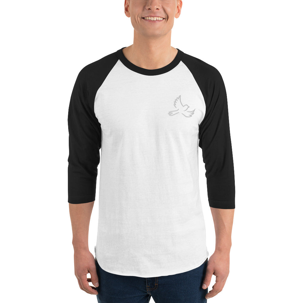 Unisex 3/4 sleeve raglan shirt (Embroidery)