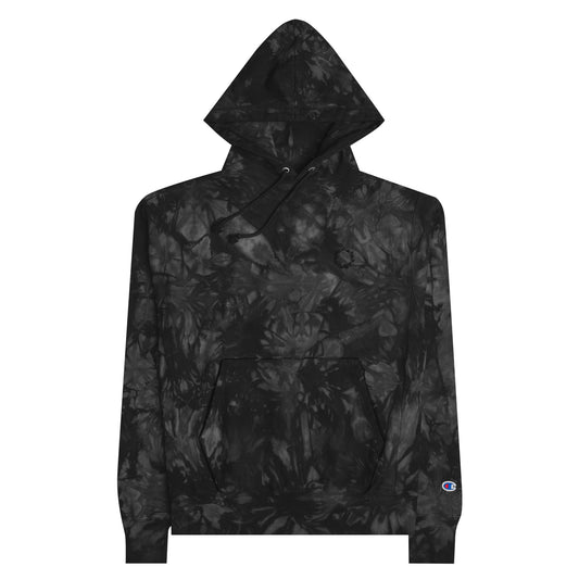 Unisex Champion tie-dye hoodie(Embroidery)