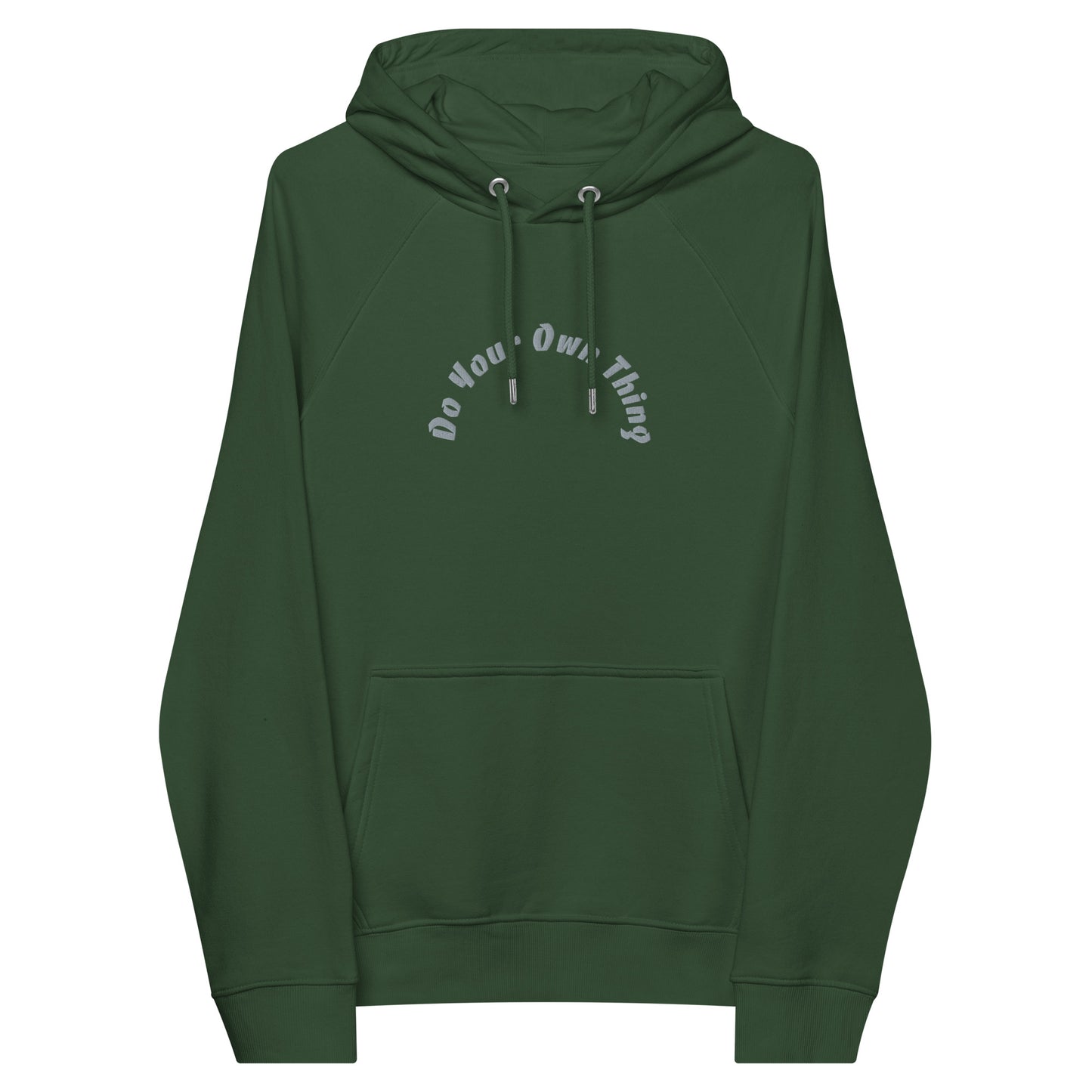 Unisex eco raglan hoodie (Embroidery)