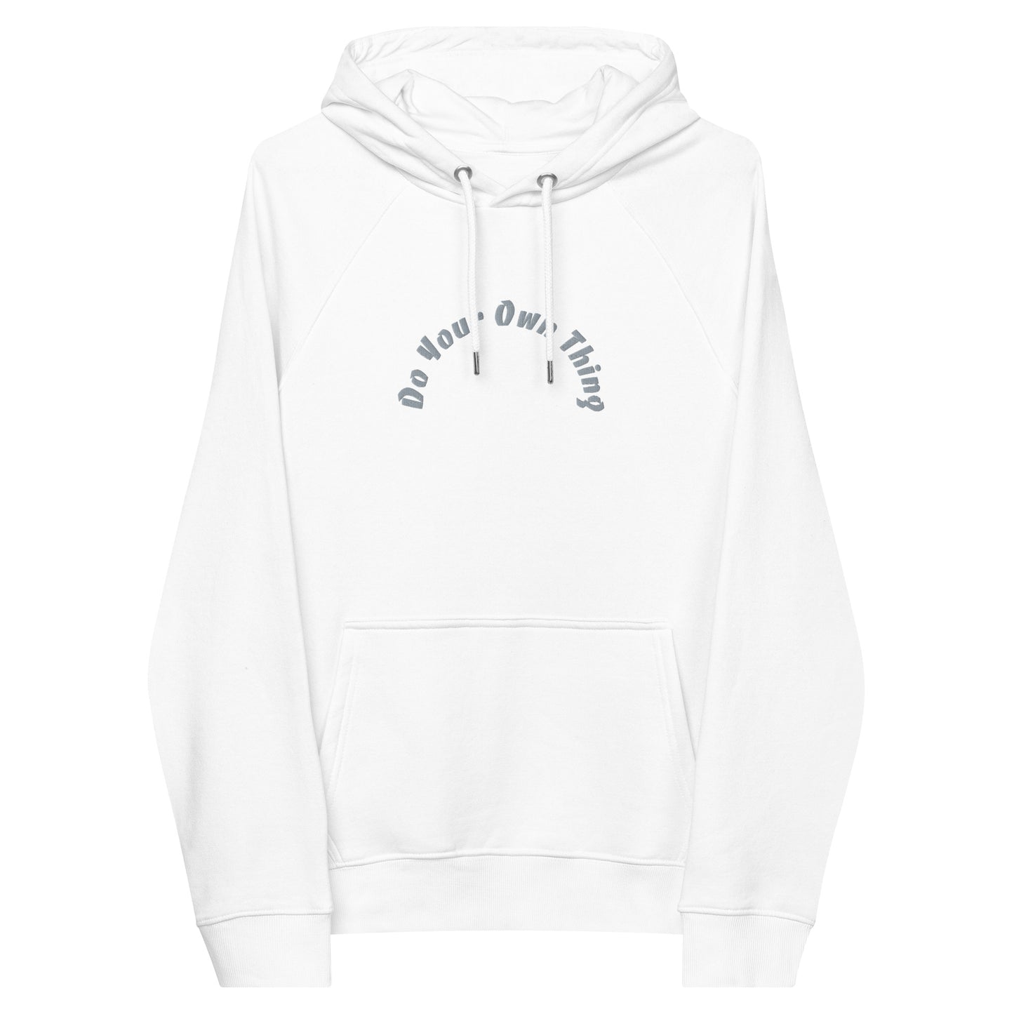 Unisex eco raglan hoodie (Embroidery)