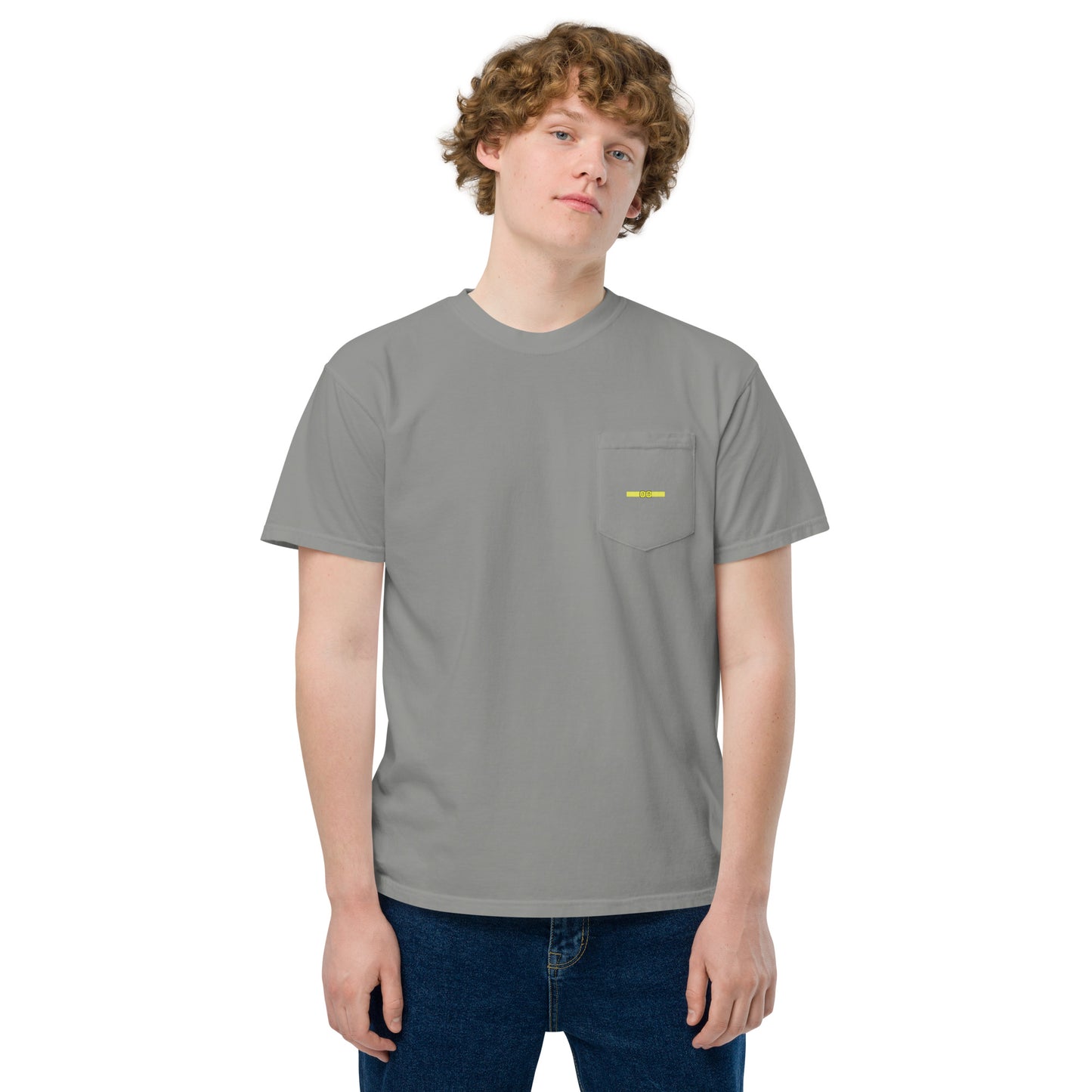 Unisex garment-dyed pocket t-shirt