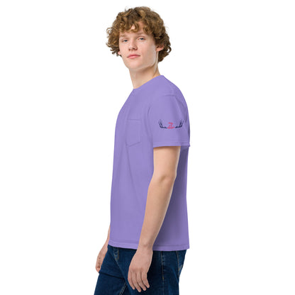 Unisex garment-dyed pocket t-shirt