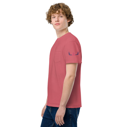 Unisex garment-dyed pocket t-shirt