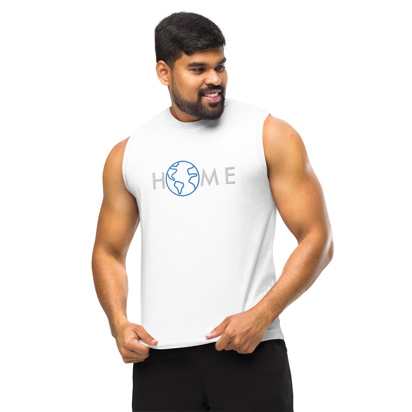 Unisex Muscle Shirt (Embroidery)