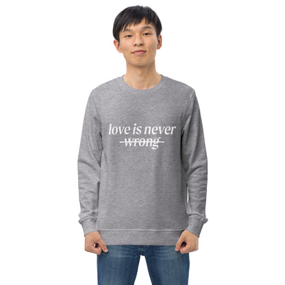 Unisex organic sweatshirt