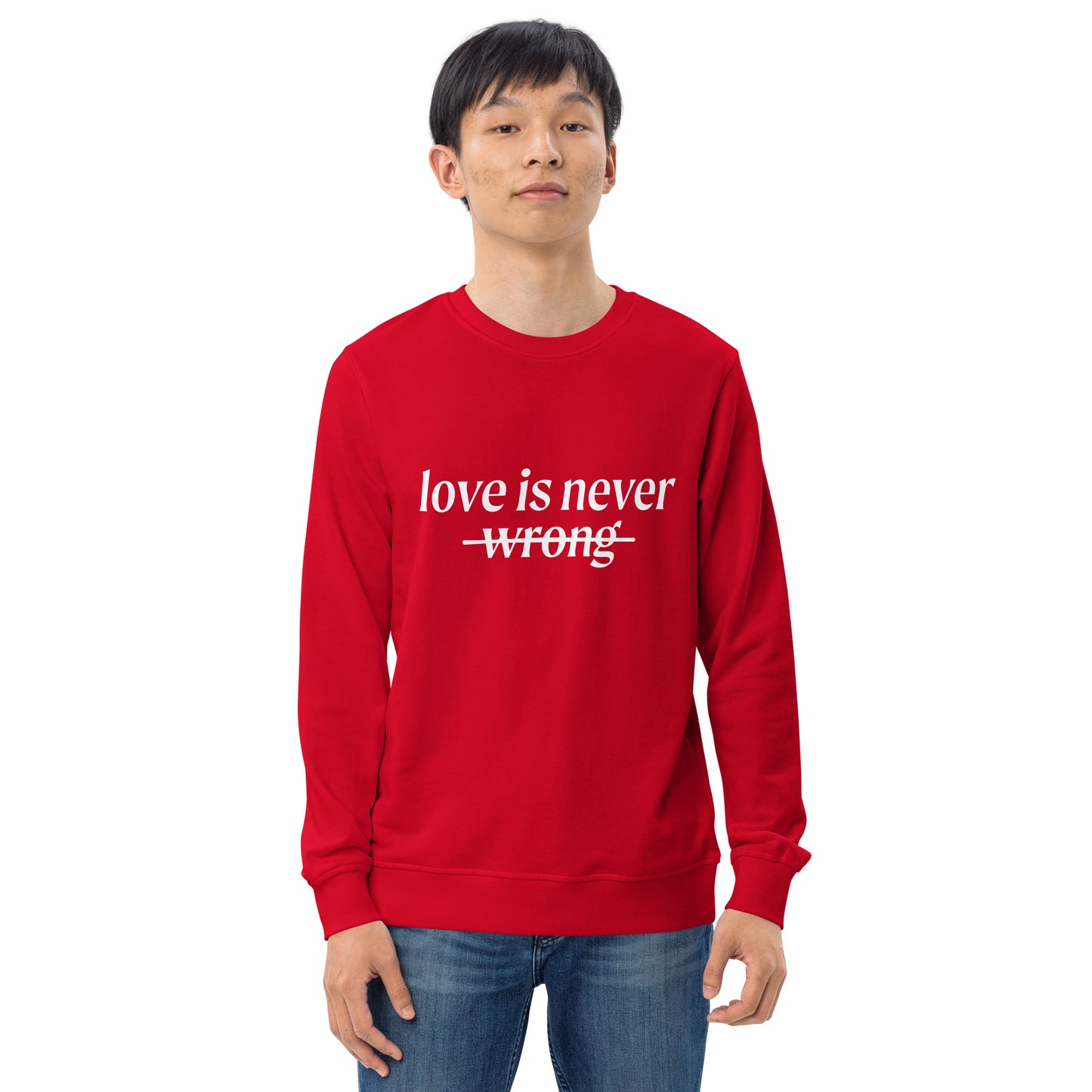 Unisex organic sweatshirt