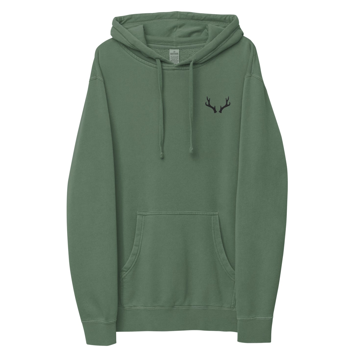 Unisex pigment-dyed hoodie (Embroidery)