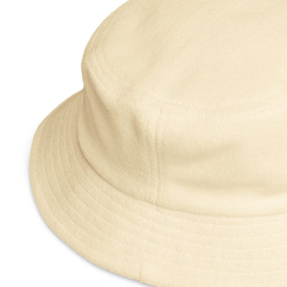 Unstructured terry cloth bucket hat (Embroidery)