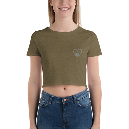 Women’s Crop Tee (Embroidery)