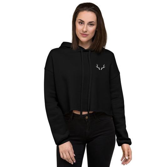 Women's Cropped Hoodie (Embroidery)