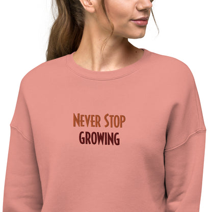 Women's Crop Sweatshirt (Embroidery)