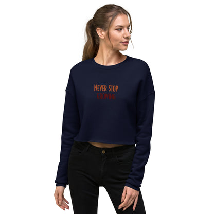 Women's Crop Sweatshirt (Embroidery)