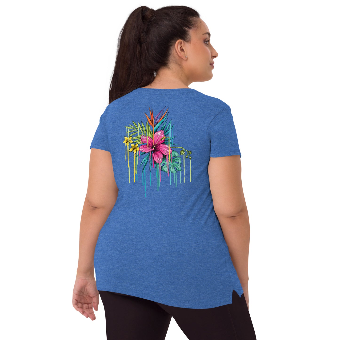 Women’s recycled v-neck t-shirt