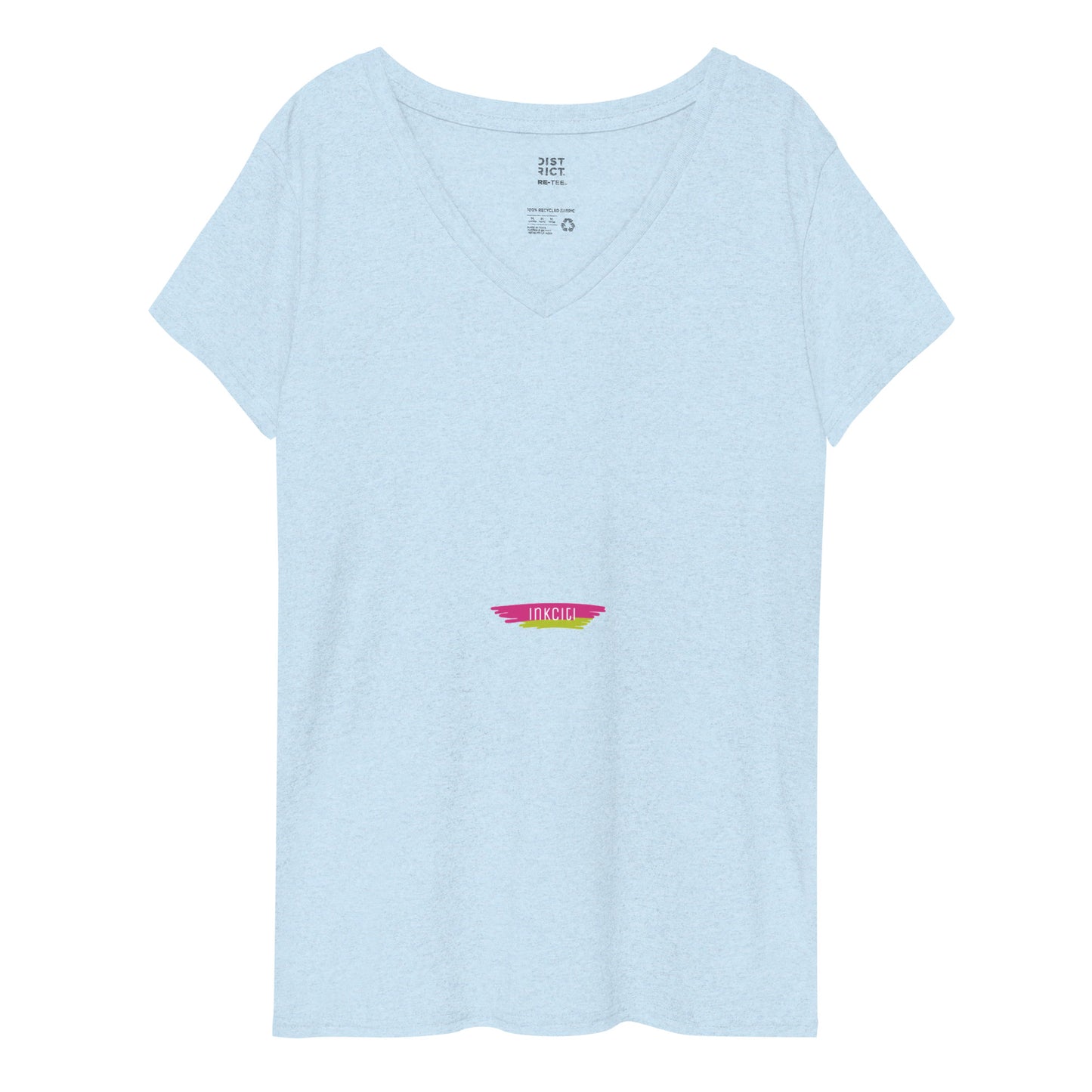 Women’s recycled v-neck t-shirt