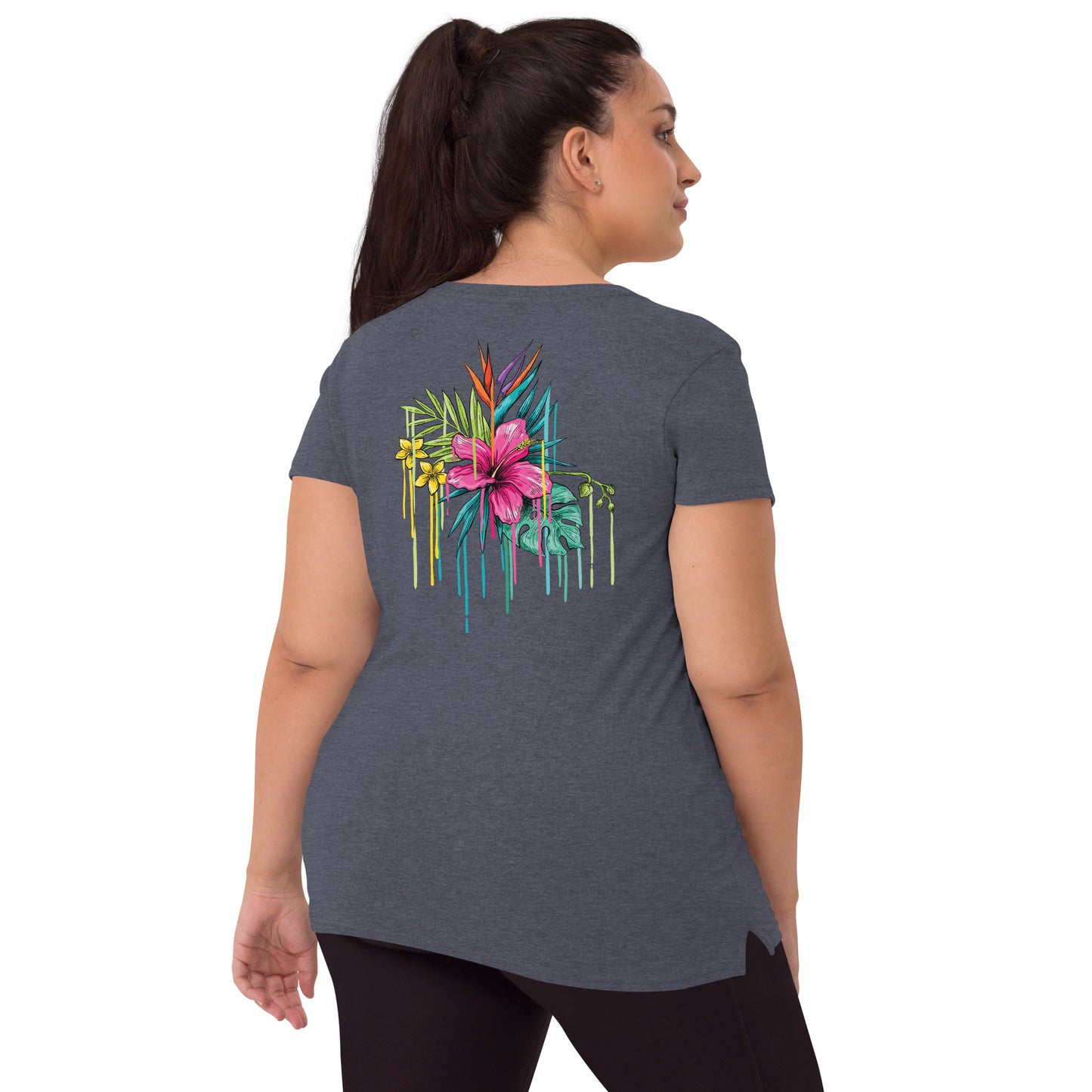 Women’s recycled v-neck t-shirt