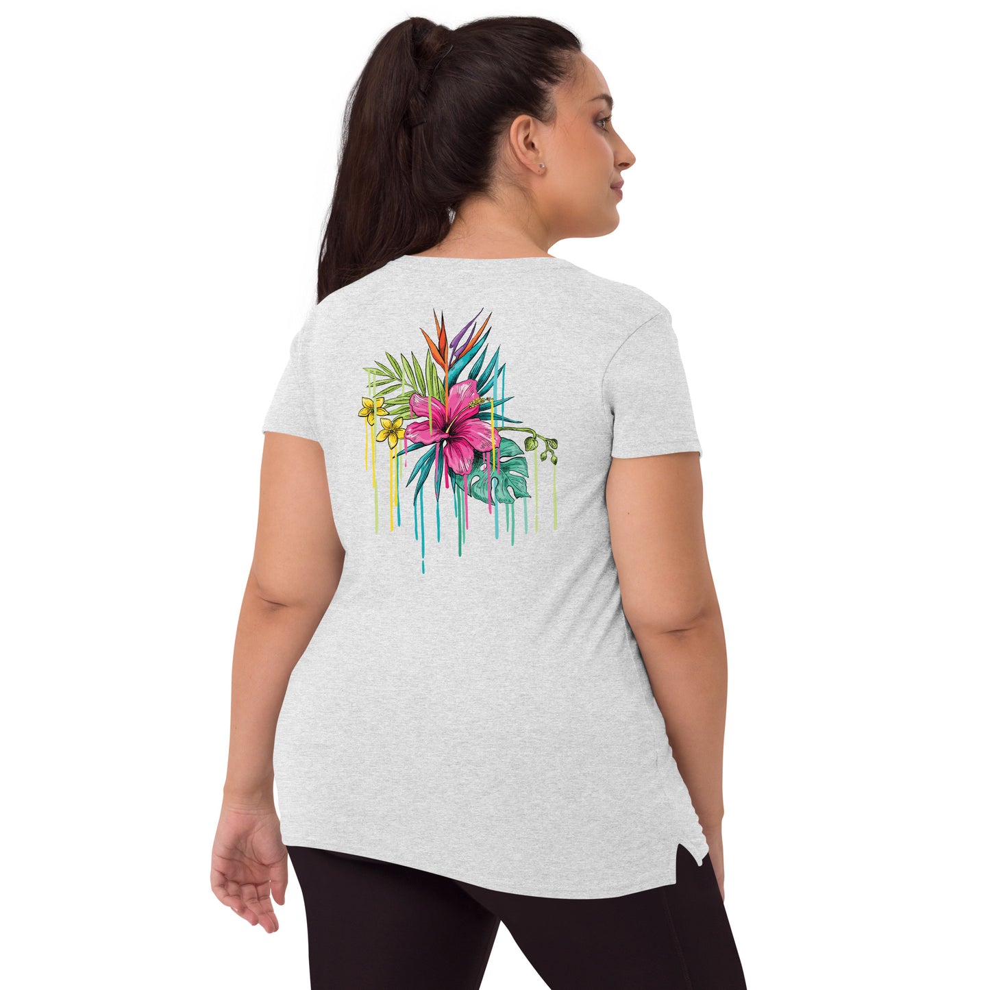 Women’s recycled v-neck t-shirt