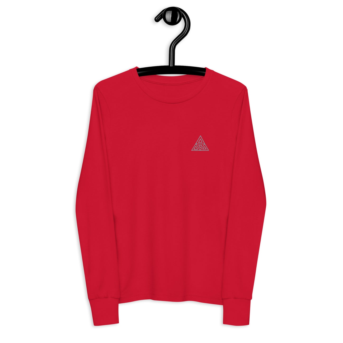 Youth long sleeve tee (Embroidery)